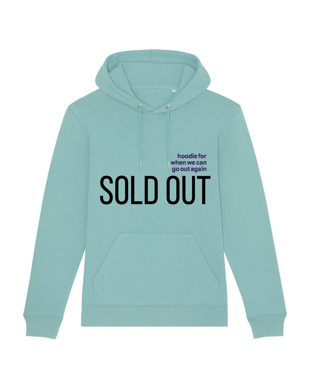 Go Out Again - Hoodie - teal