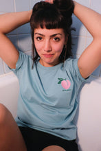 Load image into Gallery viewer, Eat a Peach - T-Shirt - Teal
