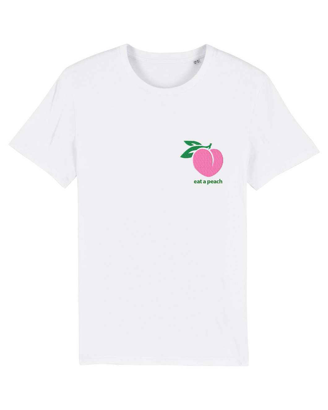 Eat a Peach - T-Shirt - White