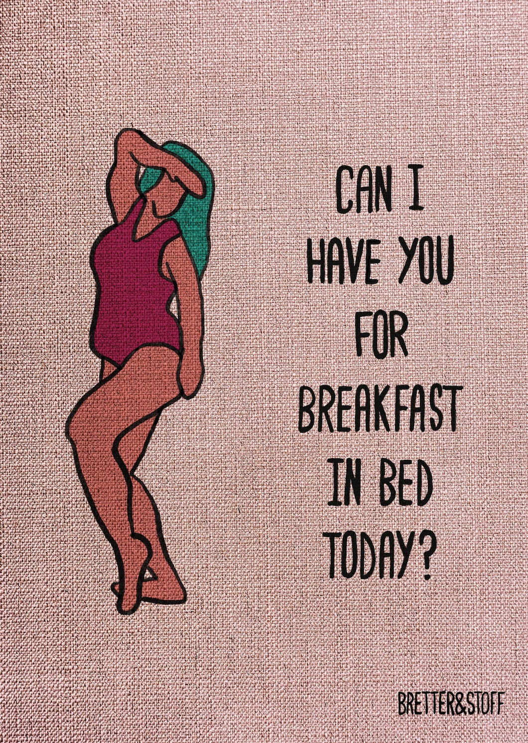 Print: Breakfast in bed