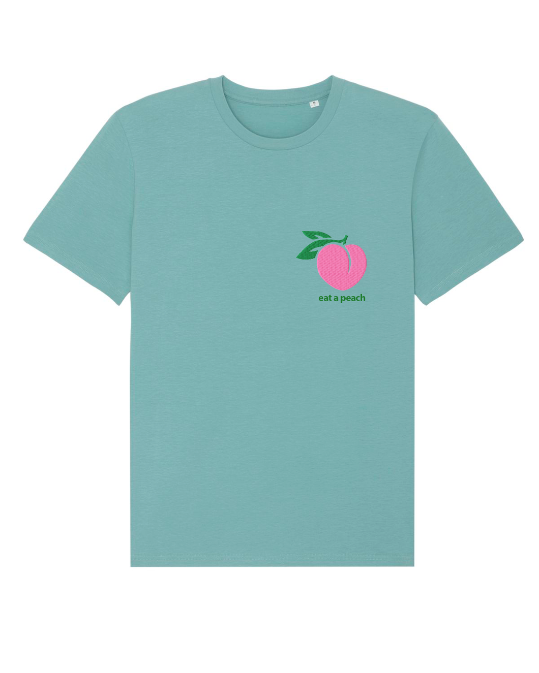 Eat a Peach - T-Shirt - Teal