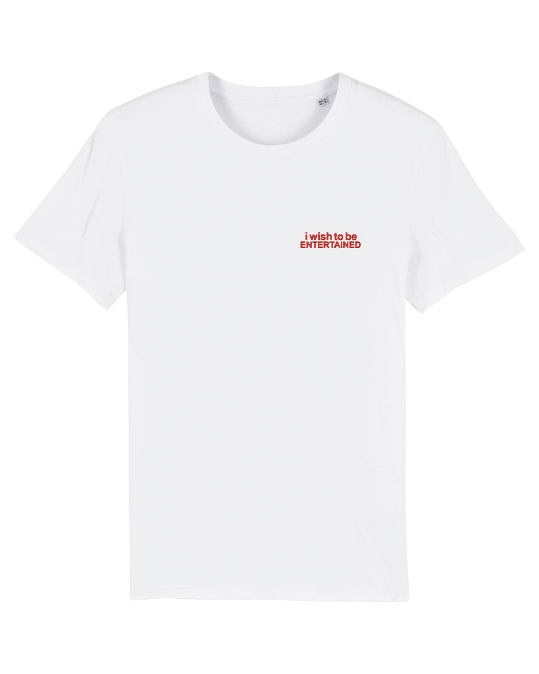 Entertained - T-Shirt - White