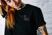 Load image into Gallery viewer, Love Love - T-Shirt - Black
