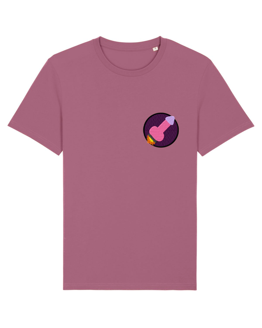 Penis Space Ship - T-Shirt - Mauve